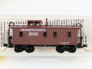 N Scale Micro-Trains MTL 51160 PRR Pennsylvania 34' Wood-Sheathed Caboose RTR