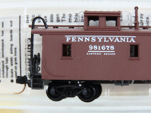 N Scale Micro-Trains MTL 51160 PRR Pennsylvania 34' Wood-Sheathed Caboose RTR