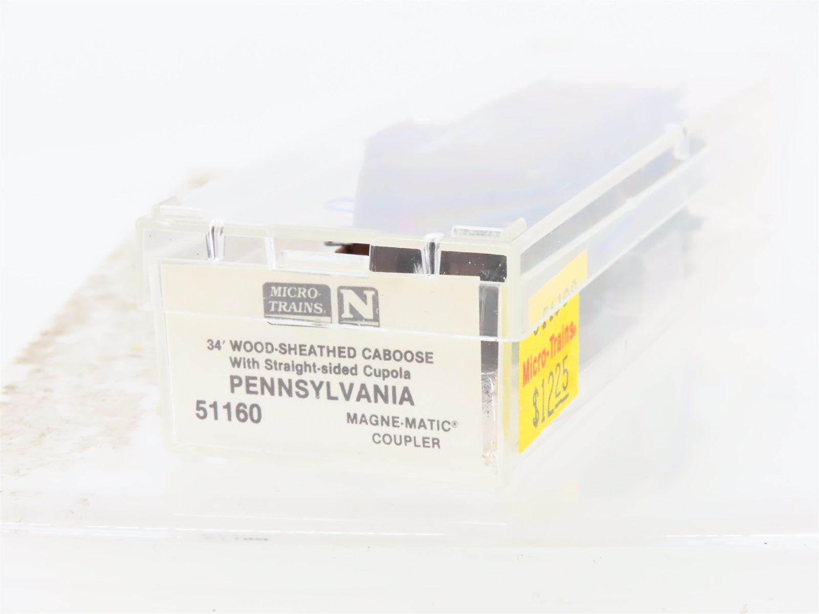 N Scale Micro-Trains MTL 51160 PRR Pennsylvania 34' Wood-Sheathed Caboose RTR