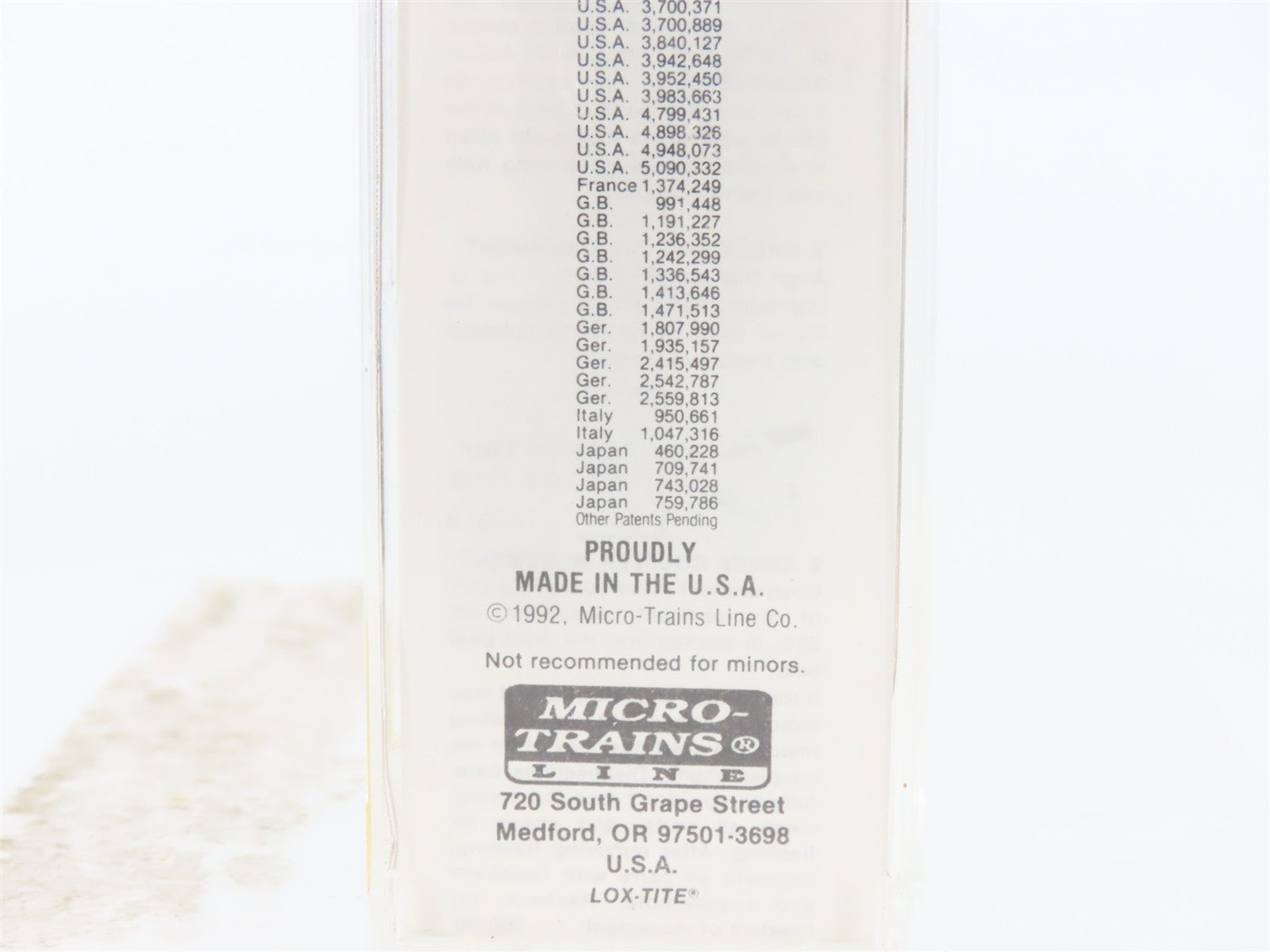N Scale Micro-Trains MTL 65340 UP Union Pacific 39' Tank Car 908833 RTR