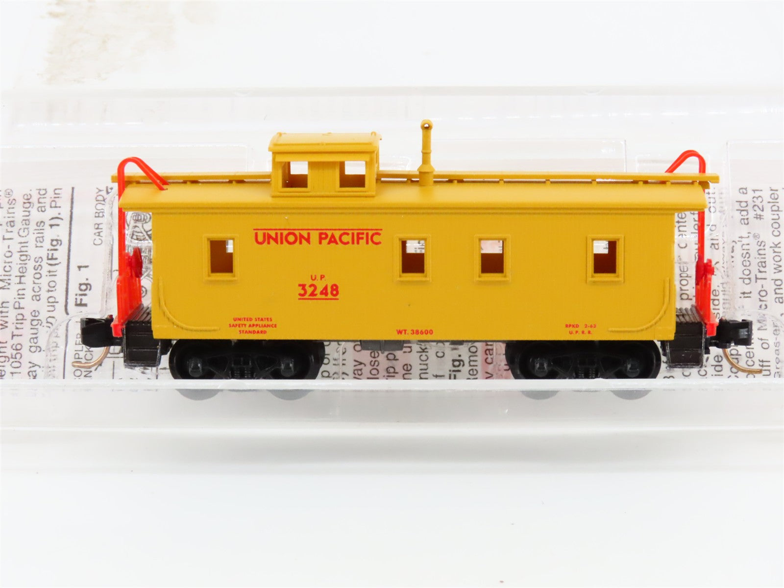 N Scale Micro-Trains MTL 50100 UP Union Pacific 34' Caboose 3248 RTR