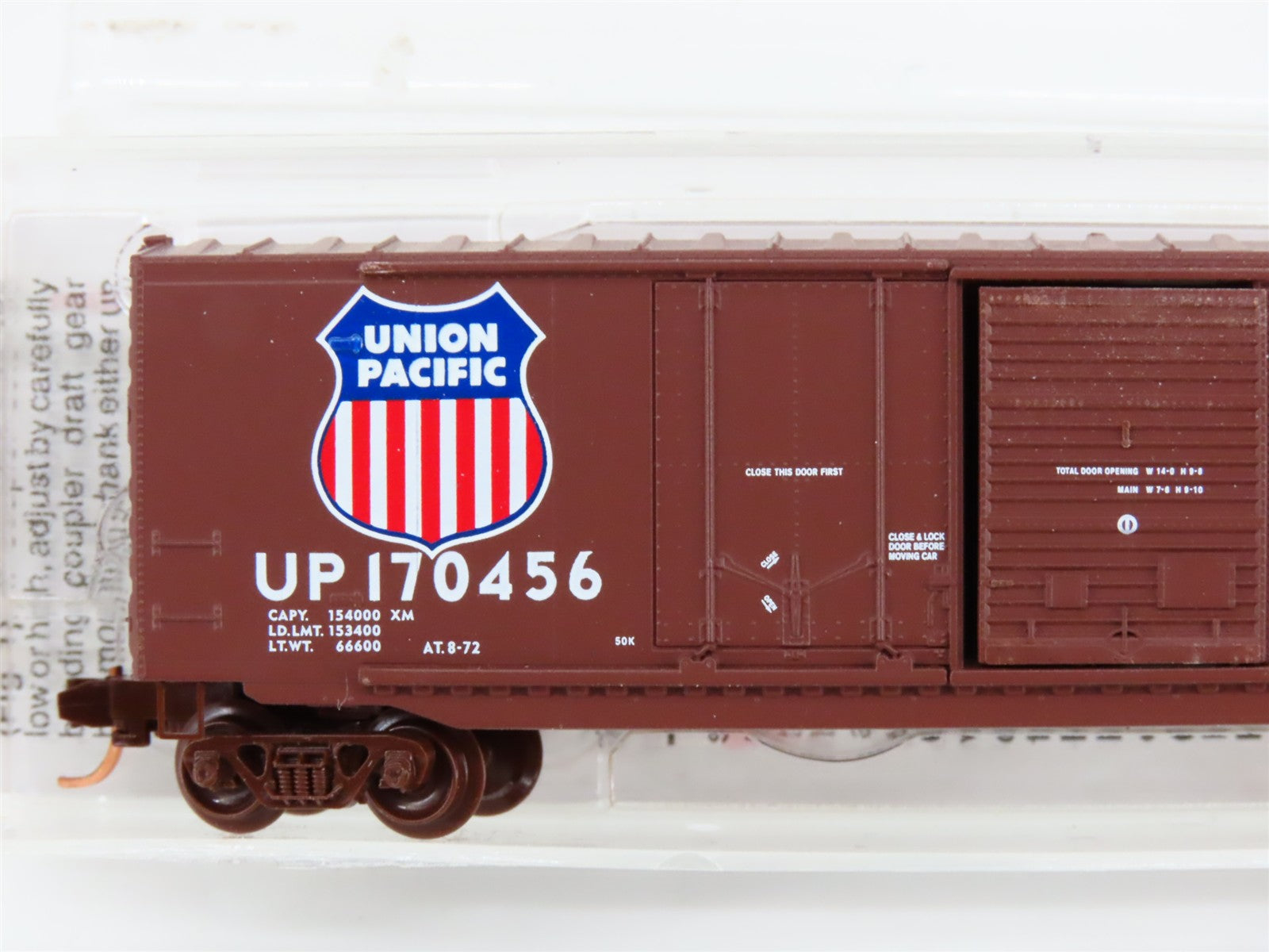 N Scale Micro-Trains MTL 76040 UP Union Pacific 50' Box Car 170456 RTR