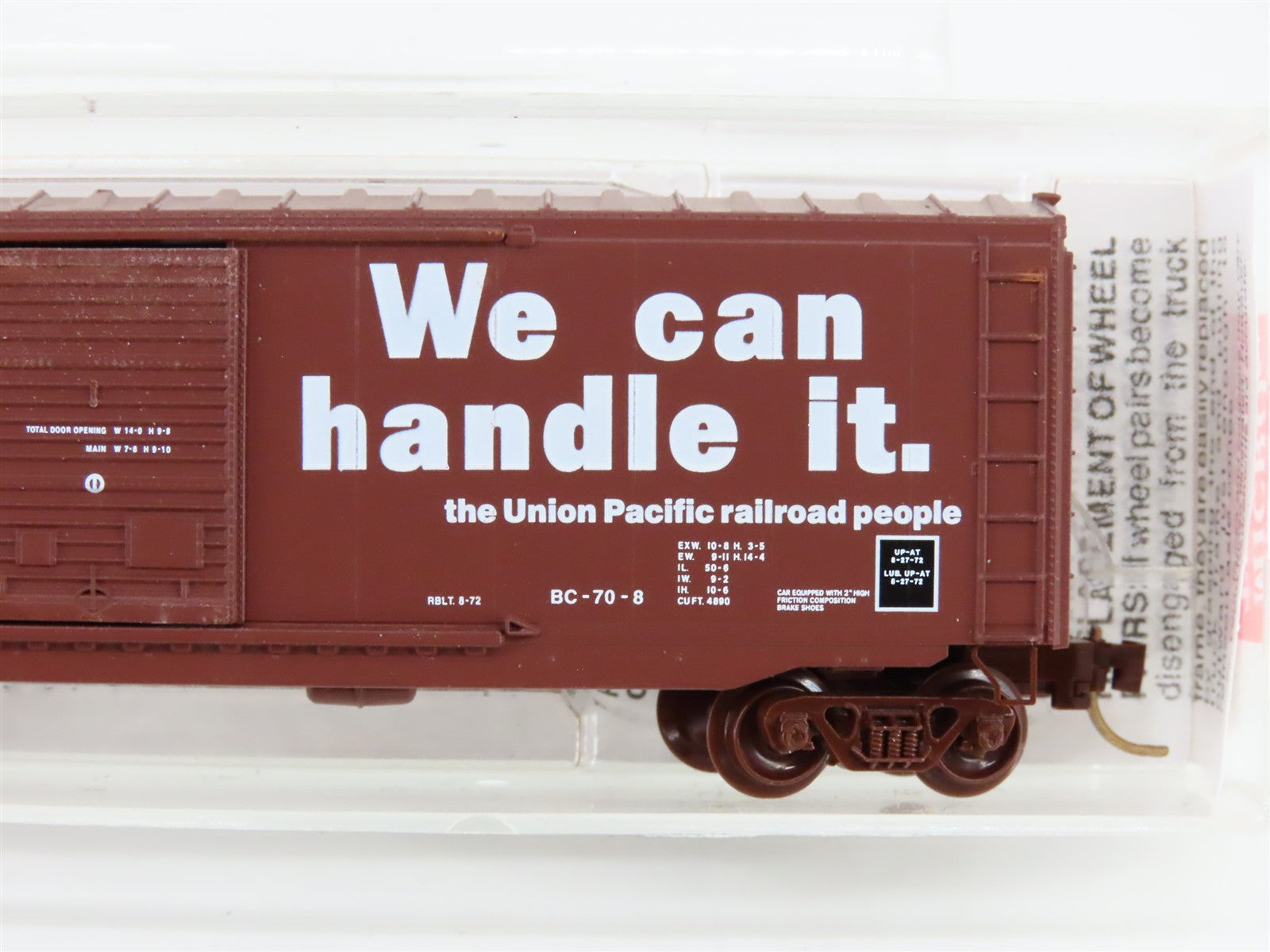 N Scale Micro-Trains MTL 76040 UP Union Pacific 50' Box Car 170456 RTR