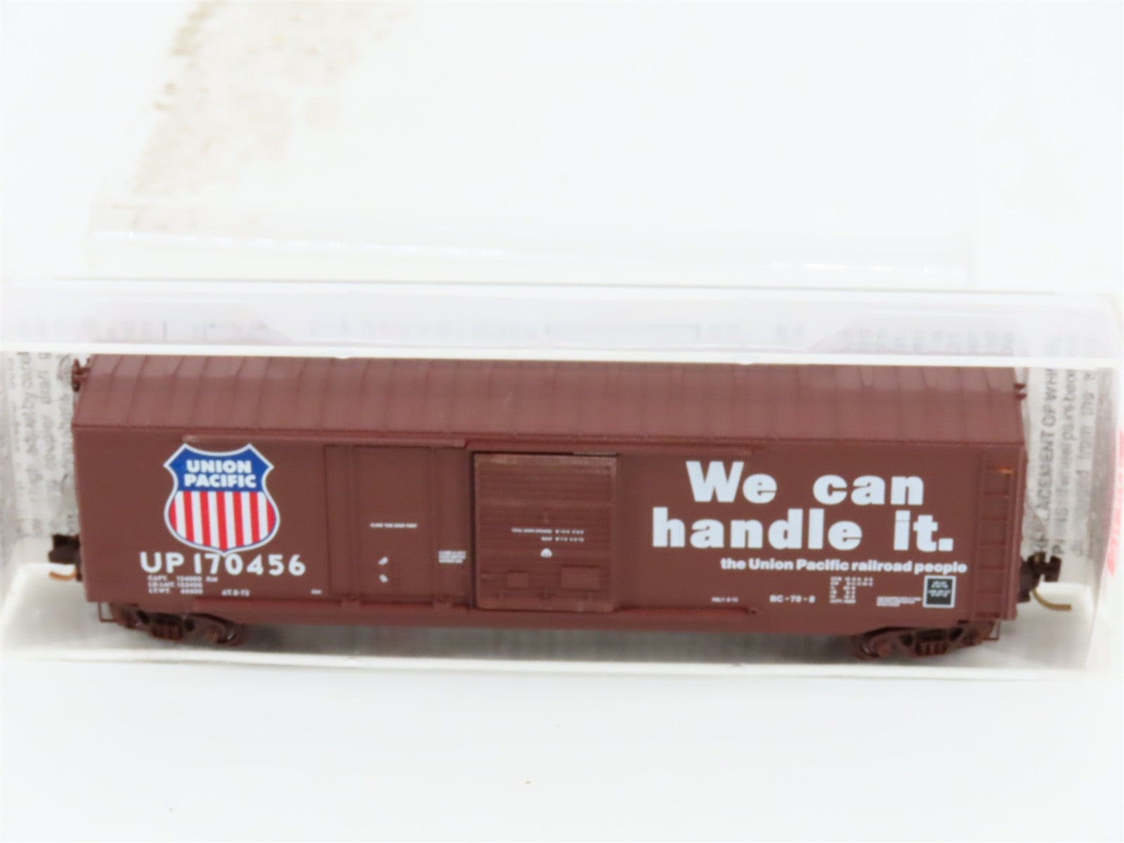 N Scale Micro-Trains MTL 76040 UP Union Pacific 50' Box Car 170456 RTR
