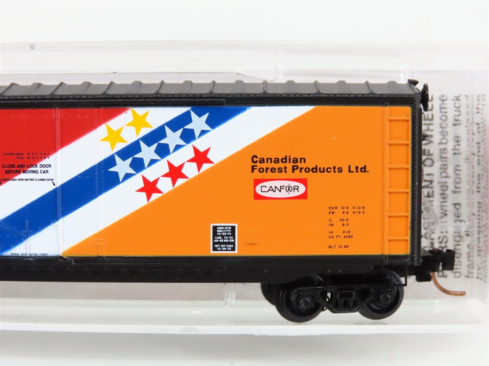 N Scale Micro-Trains MTL 75060 USLX Canadian Forest Products 50' Box Car 474 RTR