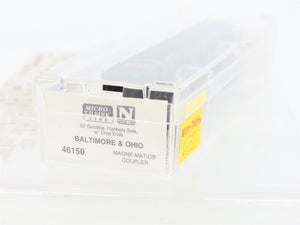 N Scale Micro-Trains MTL 46150 B&O Baltimore & Ohio 50' Gondola 259492 RTR