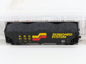 N Scale Micro-Trains MTL 108050 SBD Seaboard System 3-Bay Hopper 341457 w/ Load
