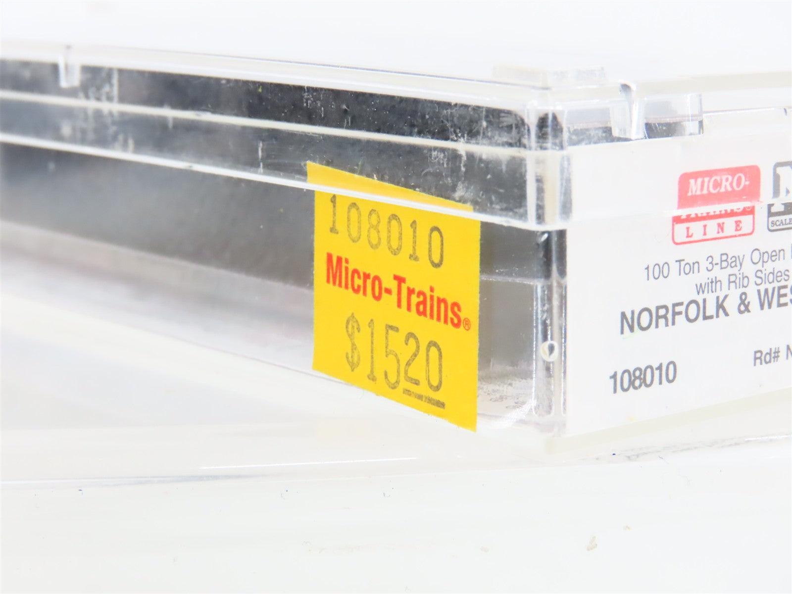 N Scale Micro-Trains MTL 108010 N&W Norfolk & Western 3-Bay Hopper 92750 w/ Load