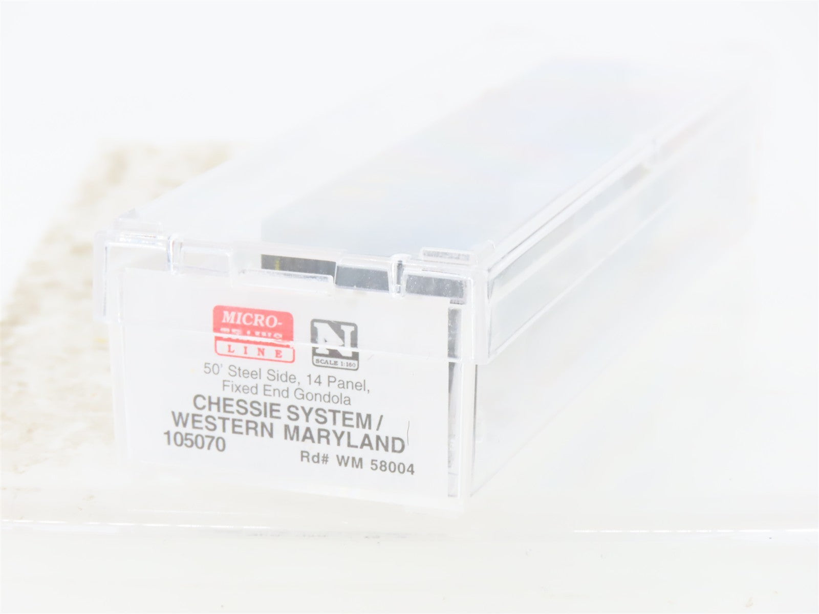 N Scale Micro-Trains MTL 105070 WM Chessie System 50' Gondola 58004 RTR