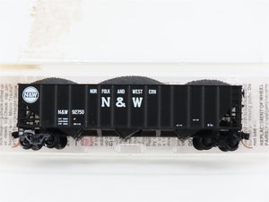 N Scale Micro-Trains MTL 108010 N&W Norfolk & Western 3-Bay Hopper 92750 w/ Load