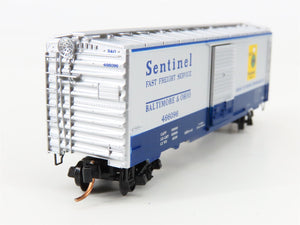 N Scale Micro-Trains MTL 20256 B&O Baltimore & Ohio 40' Box Car 466096 RTR