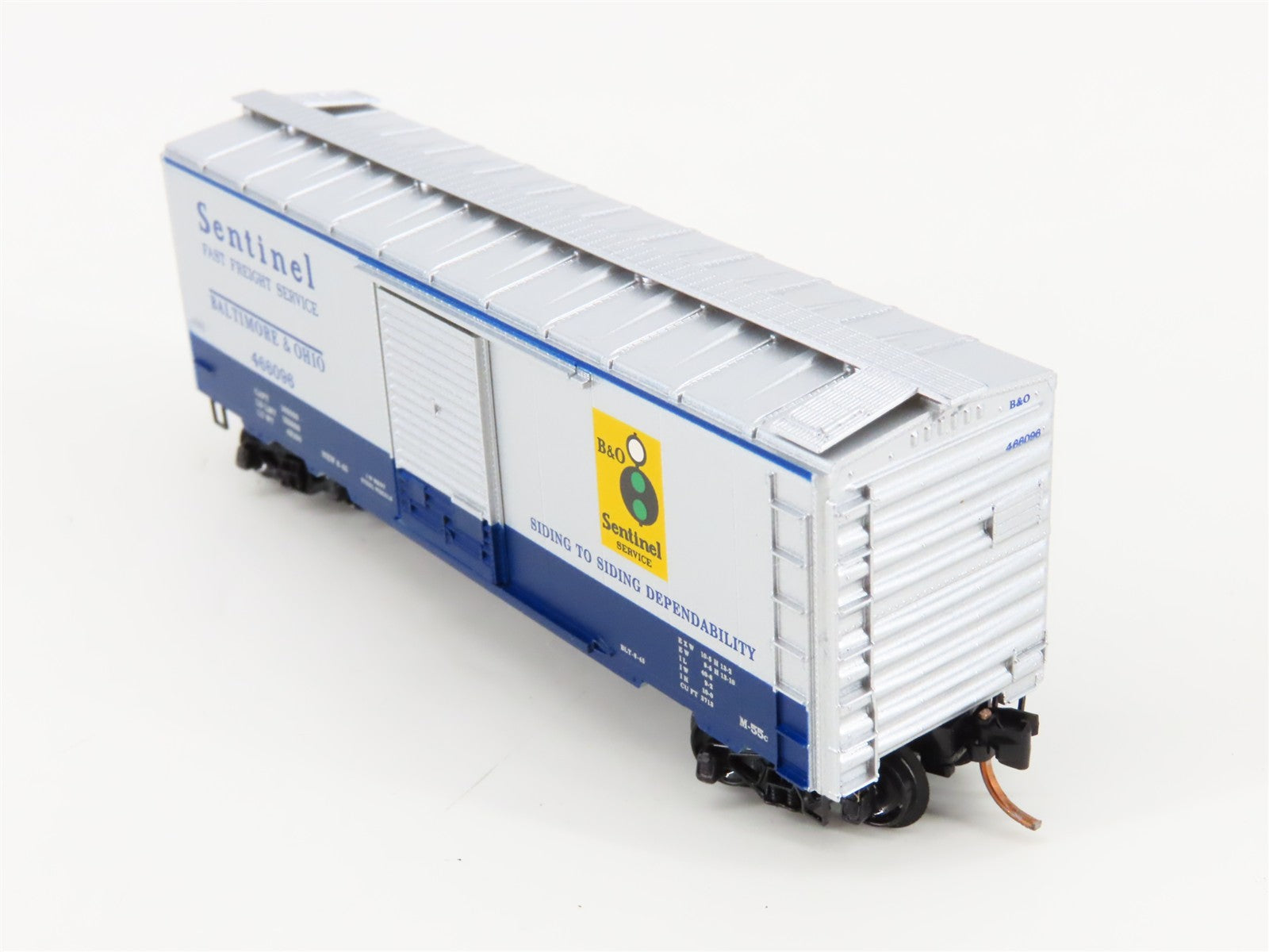 N Scale Micro-Trains MTL 20256 B&O Baltimore & Ohio 40' Box Car 466096 RTR