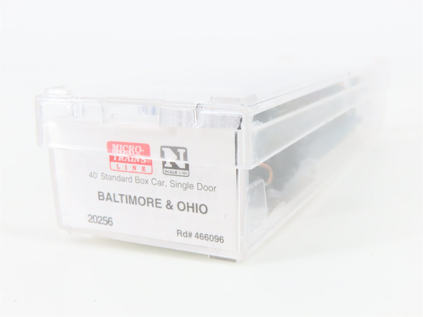 N Scale Micro-Trains MTL 20256 B&O Baltimore & Ohio 40' Box Car 466096 RTR