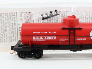 N Scale Micro-Trains MTL 65460 SBX Smokey's Tank Car Line 39' Tank Car 42000 RTR