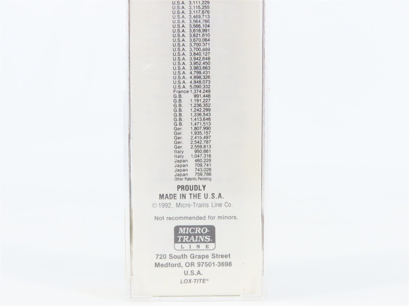 N Scale Micro-Trains MTL 33050 Union Pacific 50' Plug & Sliding Door Box Car RTR