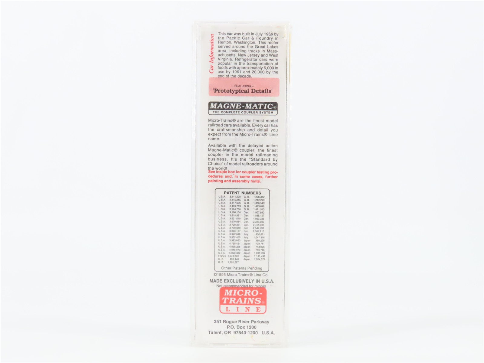N Scale Micro-Trains MTL 69080 NYMX New York Central 51' Reefer 1025 RTR