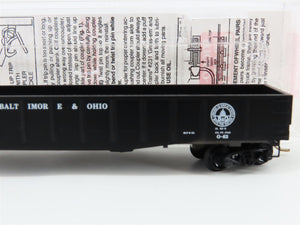 N Scale Micro-Trains MTL 105030 B&O Baltimore & Ohio 50' Fixed End Gondola RTR