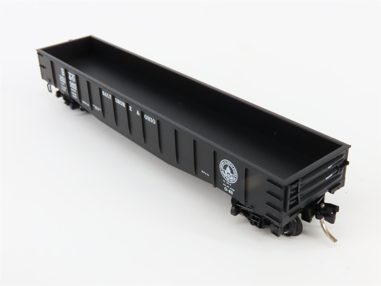 N Scale Micro-Trains MTL 105030 B&O Baltimore & Ohio 50' Fixed End Gondola RTR