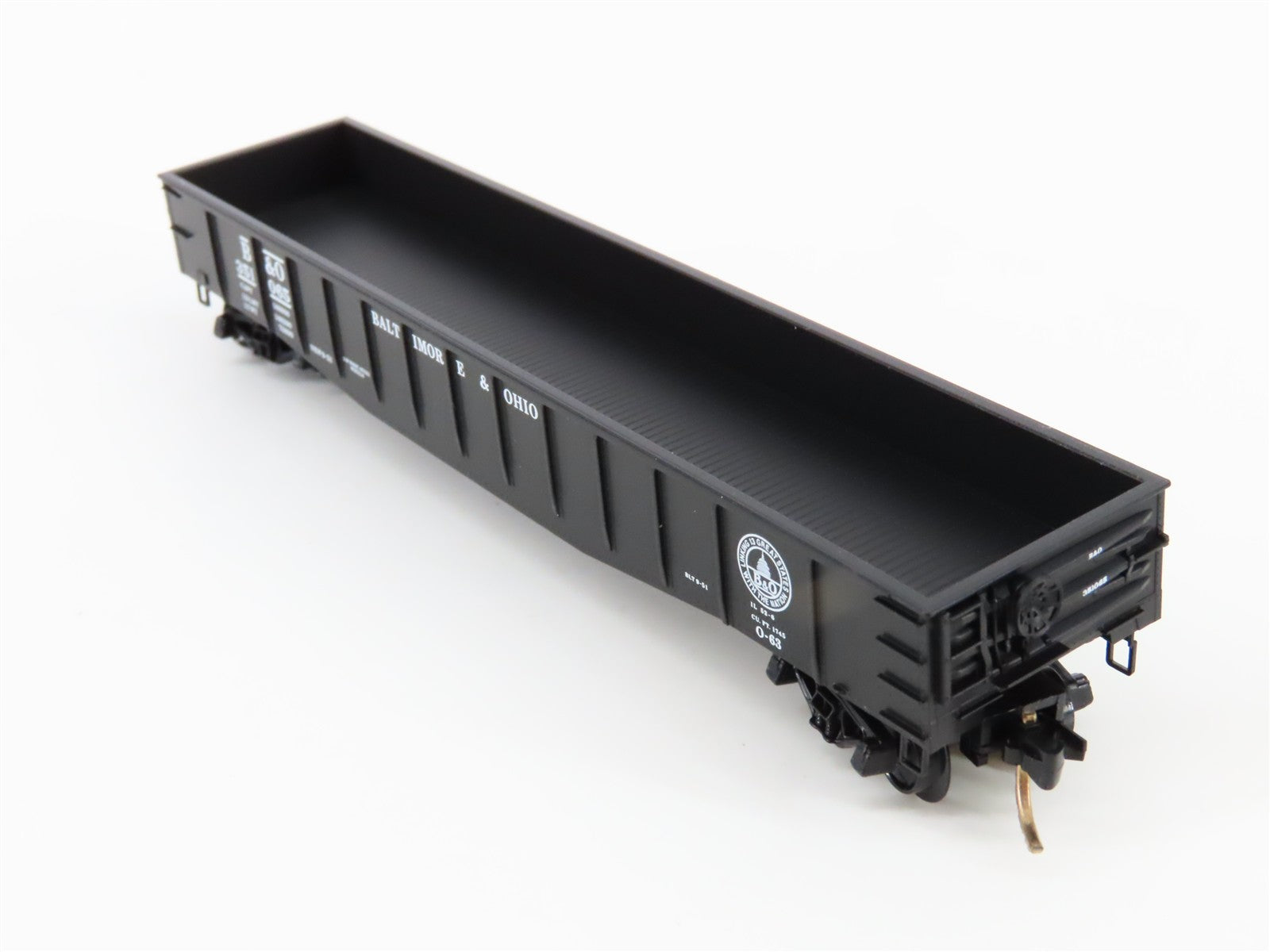 N Scale Micro-Trains MTL 105030 B&O Baltimore & Ohio 50' Fixed End Gondola RTR