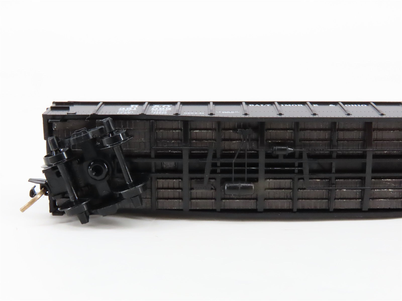 N Scale Micro-Trains MTL 105030 B&O Baltimore & Ohio 50' Fixed End Gondola RTR