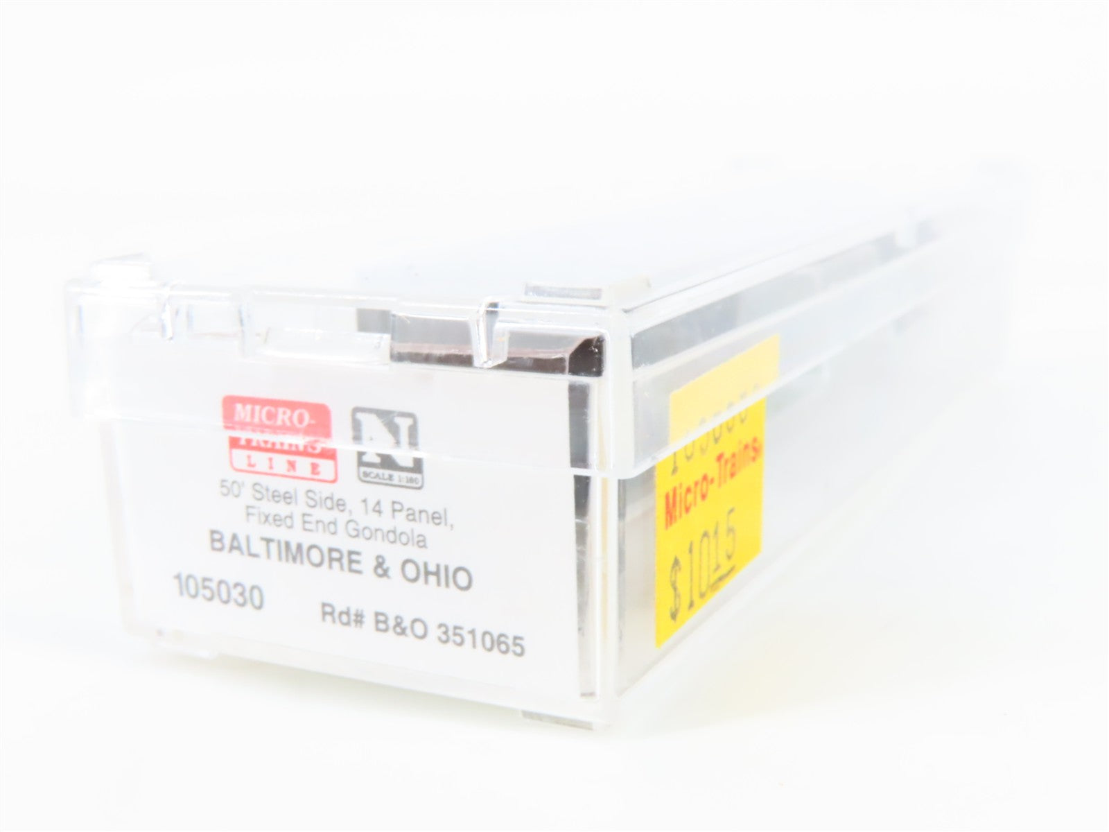 N Scale Micro-Trains MTL 105030 B&O Baltimore & Ohio 50' Fixed End Gondola RTR