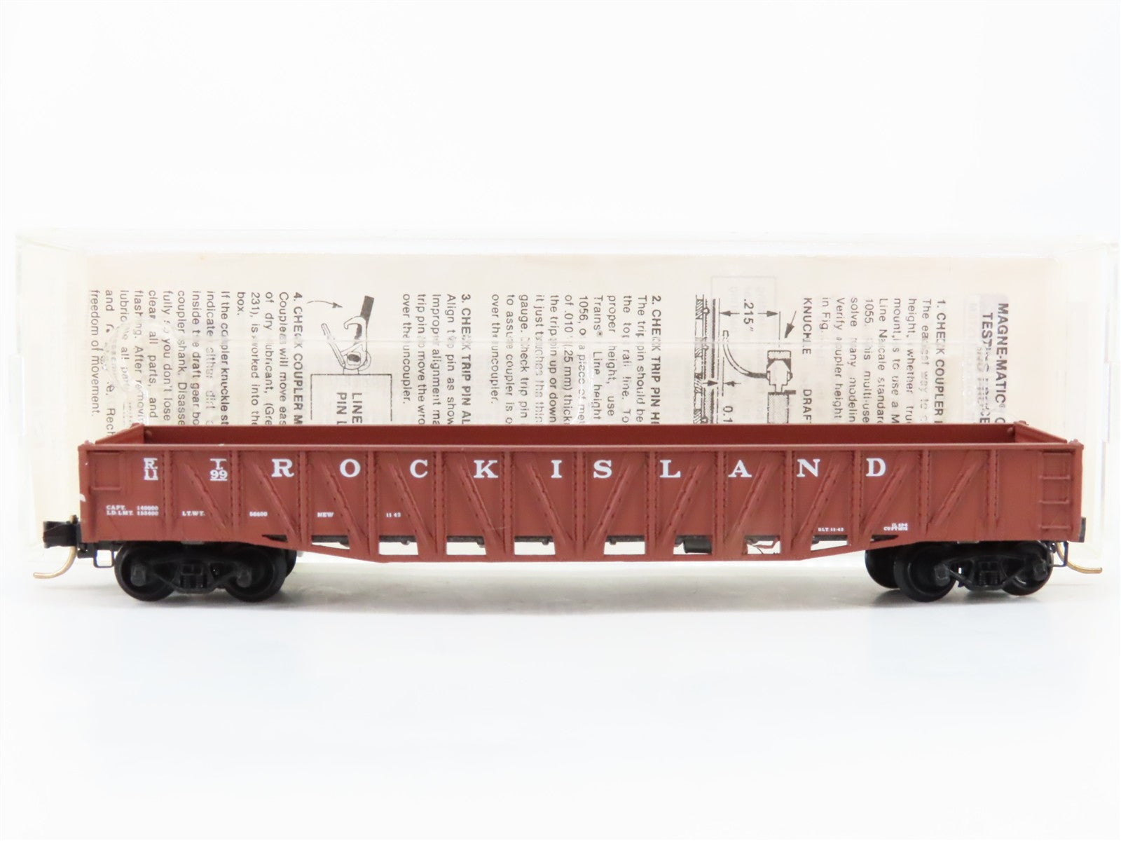 N Scale Micro-Trains MTL 62040 RI Rock Island 50' Composite Gondola 99 RTR