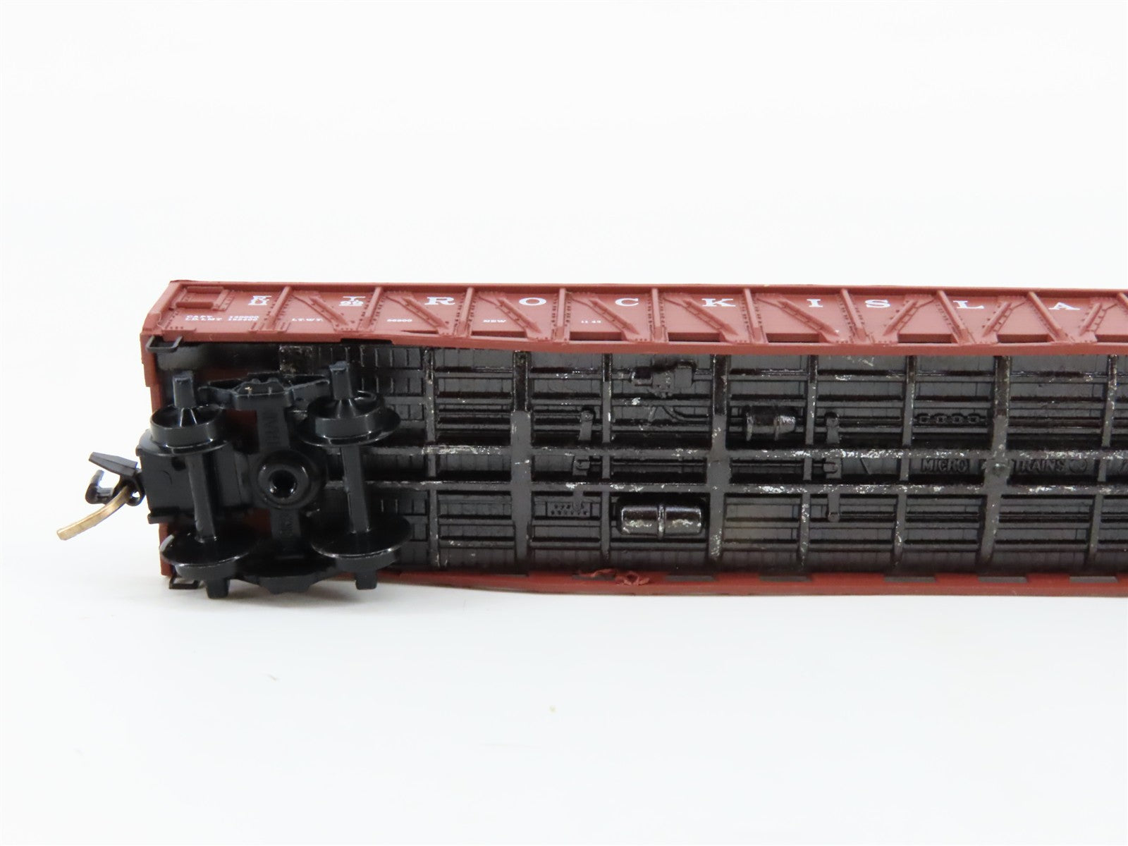 N Scale Micro-Trains MTL 62040 RI Rock Island 50' Composite Gondola 99 RTR