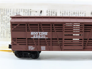 N Scale Micro-Trains MTL 35140 Soo Line 40' Stock/Cattle Car 29630 RTR
