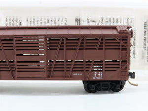 N Scale Micro-Trains MTL 35140 Soo Line 40' Stock/Cattle Car 29630 RTR