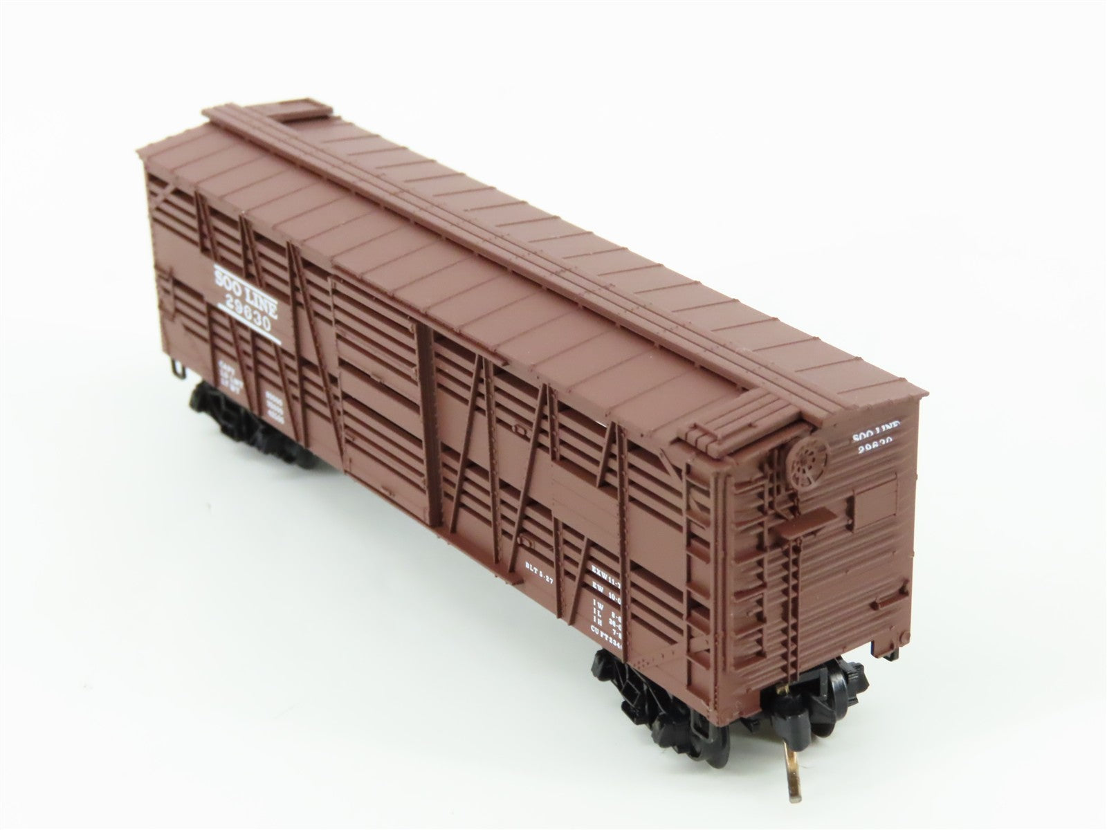 N Scale Micro-Trains MTL 35140 Soo Line 40' Stock/Cattle Car 29630 RTR
