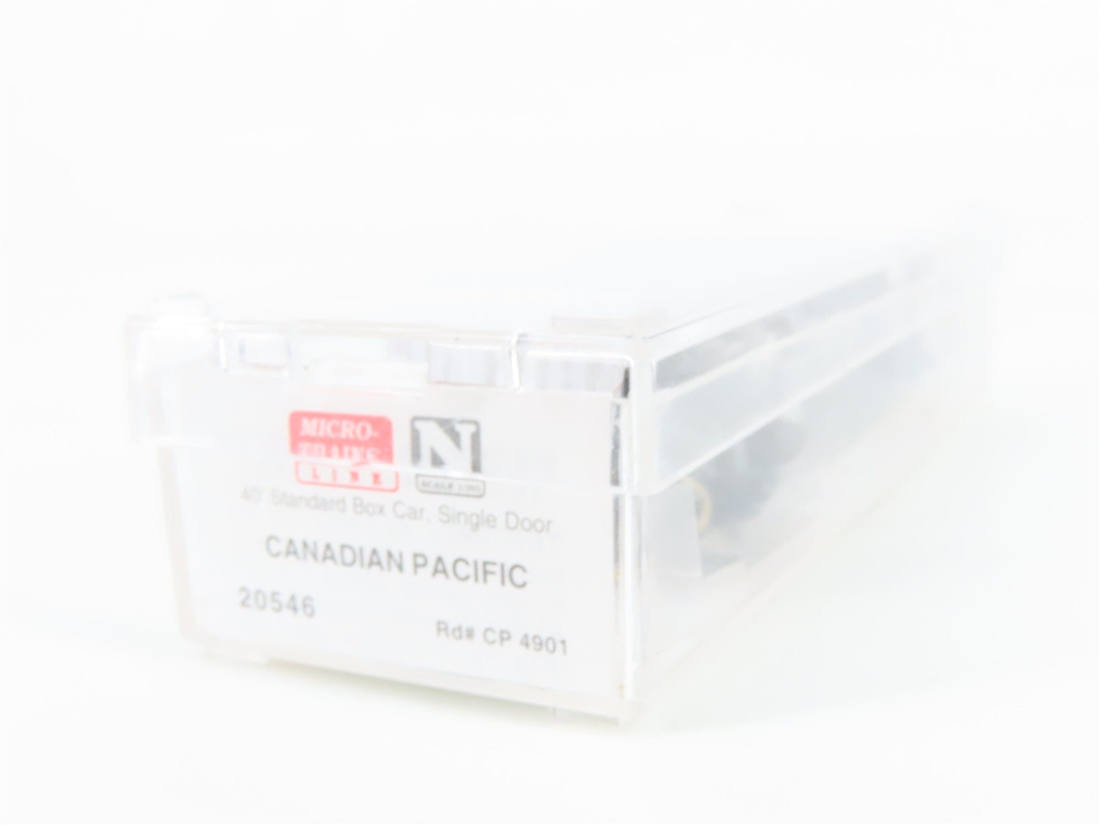 N Scale Micro-Trains MTL 20546 CP Canadian Pacific 40' Standard Box Car 4901 RTR