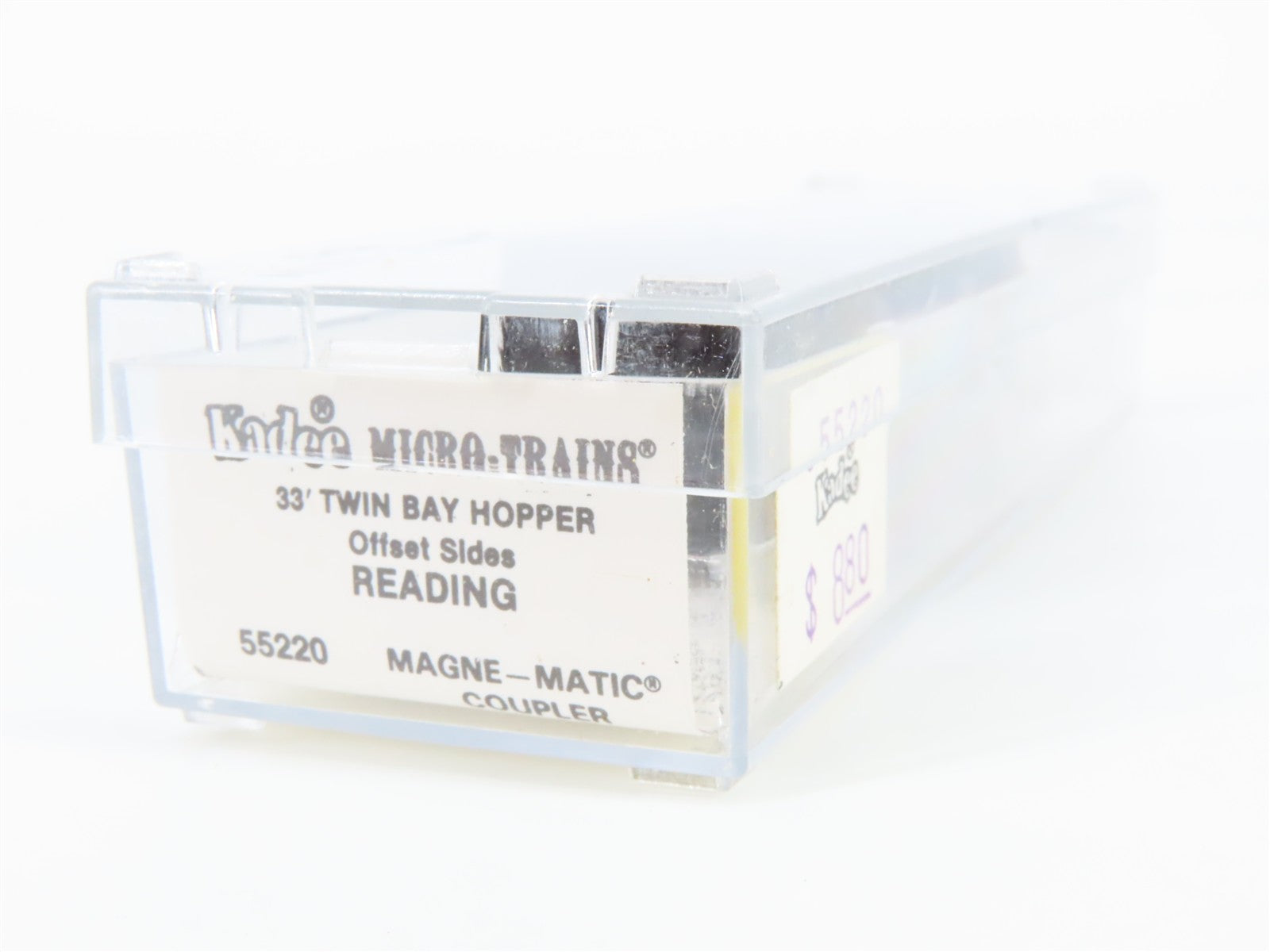 N Scale Micro-Trains MTL 55220 RDG Reading 33' 2-Bay Hopper 64395 RTR