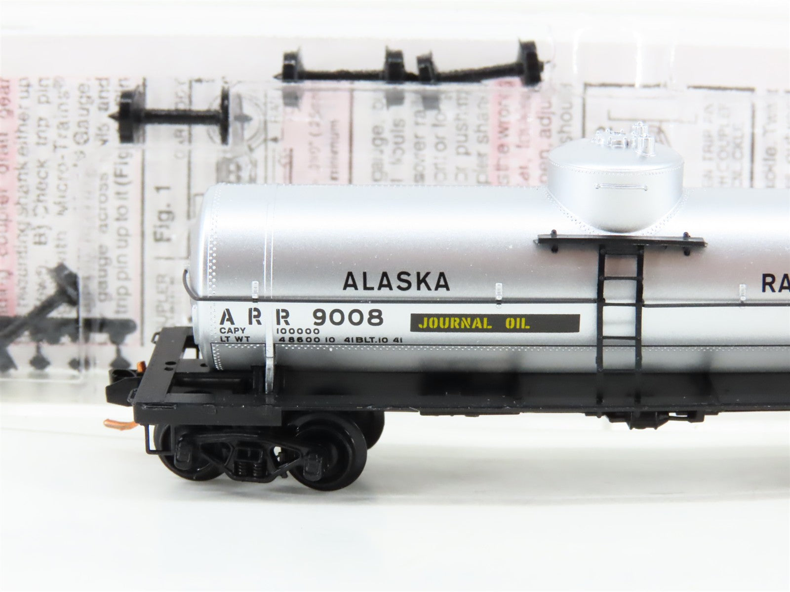 N Scale Micro-Trains MTL 06500270 Alaska Railroad 39' Single Dome Tank Car RTR