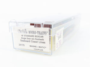 N Scale Micro-Trains MTL 24170 SCL Seaboard Coast Line 40' Box Car 813332 RTR