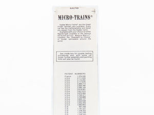 N Scale Micro-Trains MTL 56190 CCO Clinchfield 33' Twin Bay Hopper 45469 RTR