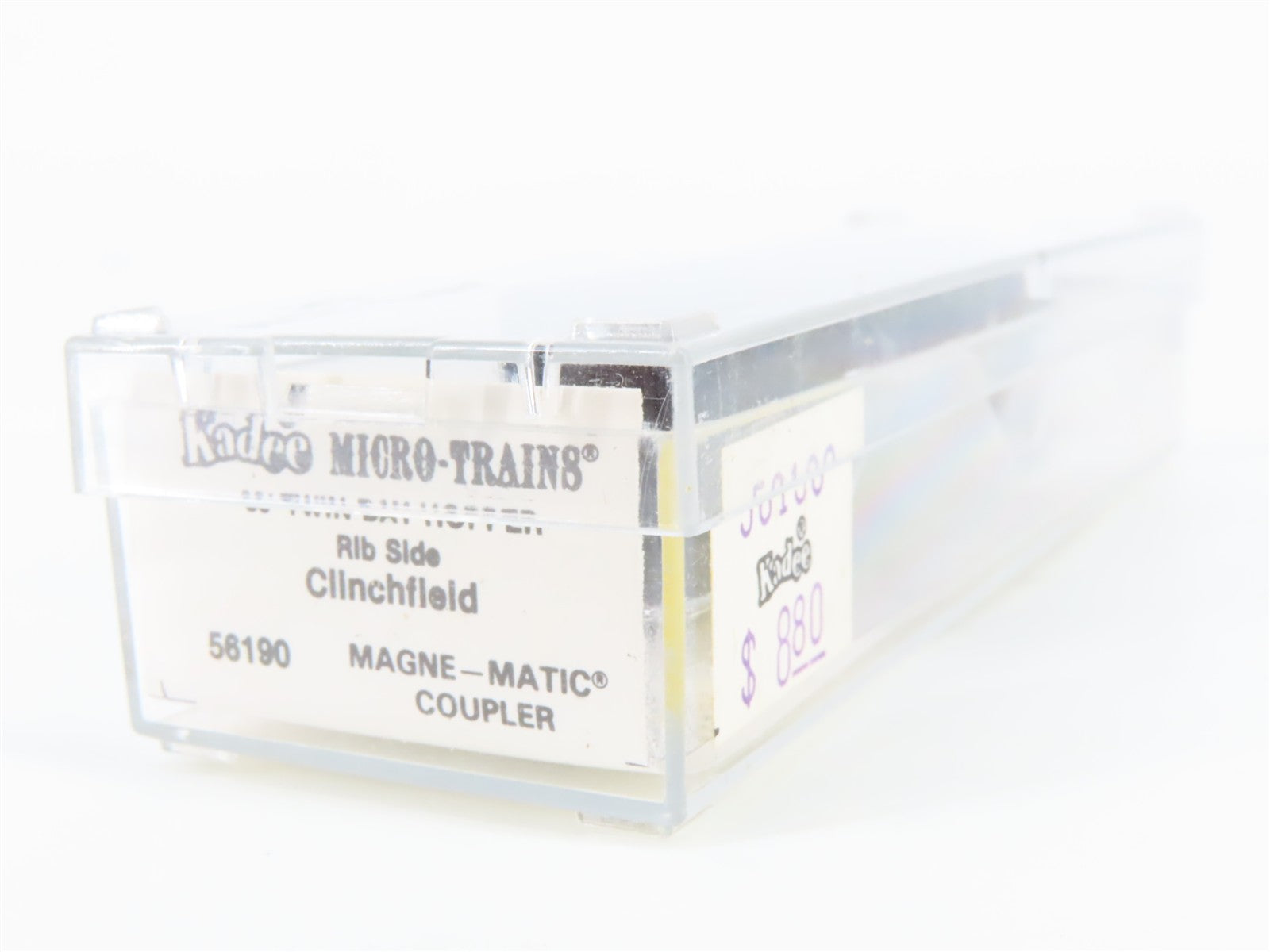 N Scale Micro-Trains MTL 56190 CCO Clinchfield 33' Twin Bay Hopper 45469 RTR