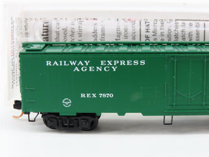 N Scale Micro-Trains MTL 52010 REX Railway Express Agency 52' Reefer 7870 RTR