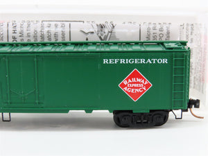 N Scale Micro-Trains MTL 52010 REX Railway Express Agency 52' Reefer 7870 RTR