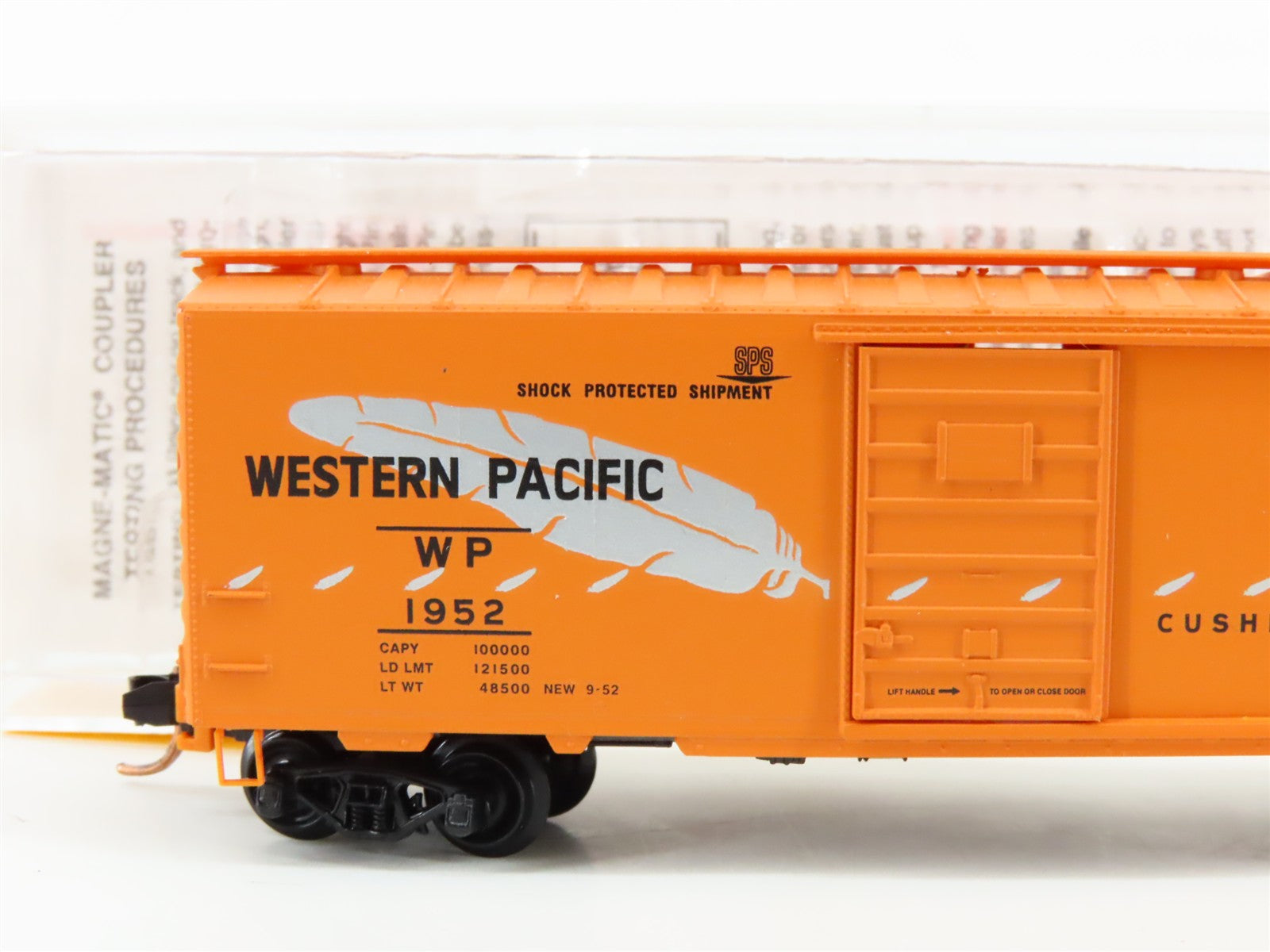 N Scale Micro-Trains MTL 20506 WP Western Pacific 40' Box Car 1952 RTR