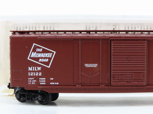 N Scale Micro-Trains MTL 33100 MILW Milwaukee Road 50' Box Car 12122 RTR