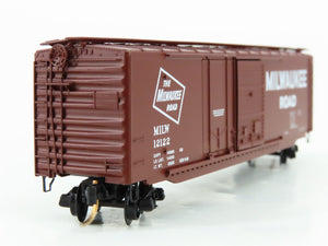 N Scale Micro-Trains MTL 33100 MILW Milwaukee Road 50' Box Car 12122 RTR
