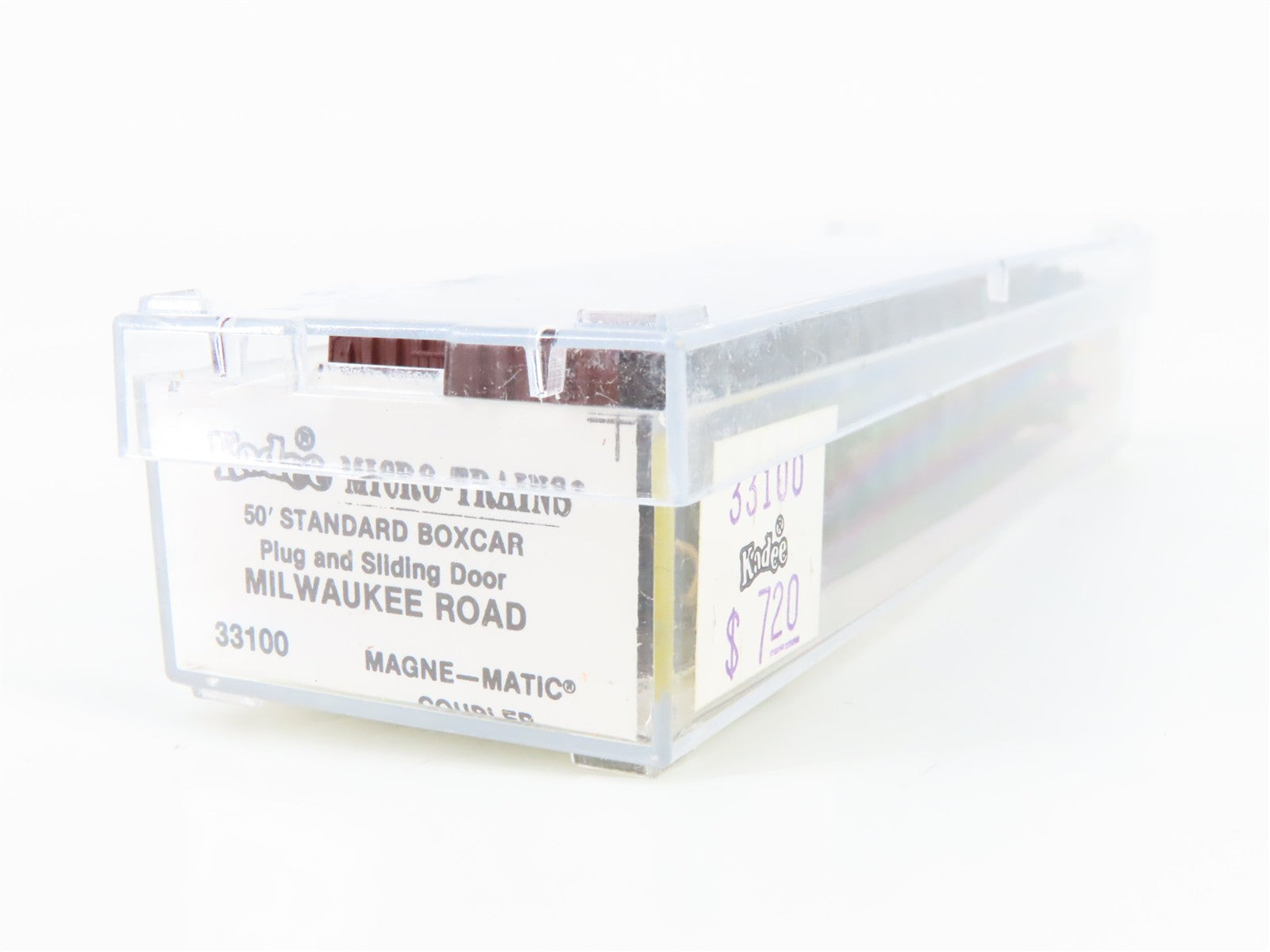 N Scale Micro-Trains MTL 33100 MILW Milwaukee Road 50' Box Car 12122 RTR