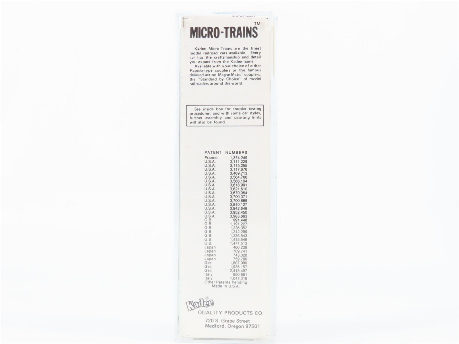 N Scale Micro-Trains MTL 49070 KTX Scatena Bros. Wine Company 40' Reefer RTR