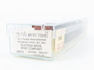 N Scale Micro-Trains MTL 49070 KTX Scatena Bros. Wine Company 40' Reefer RTR