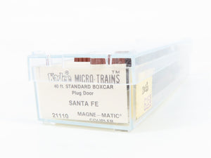N Scale Micro-Trains MTL 21110 ATSF Santa Fe 40' Box Car 149978 RTR