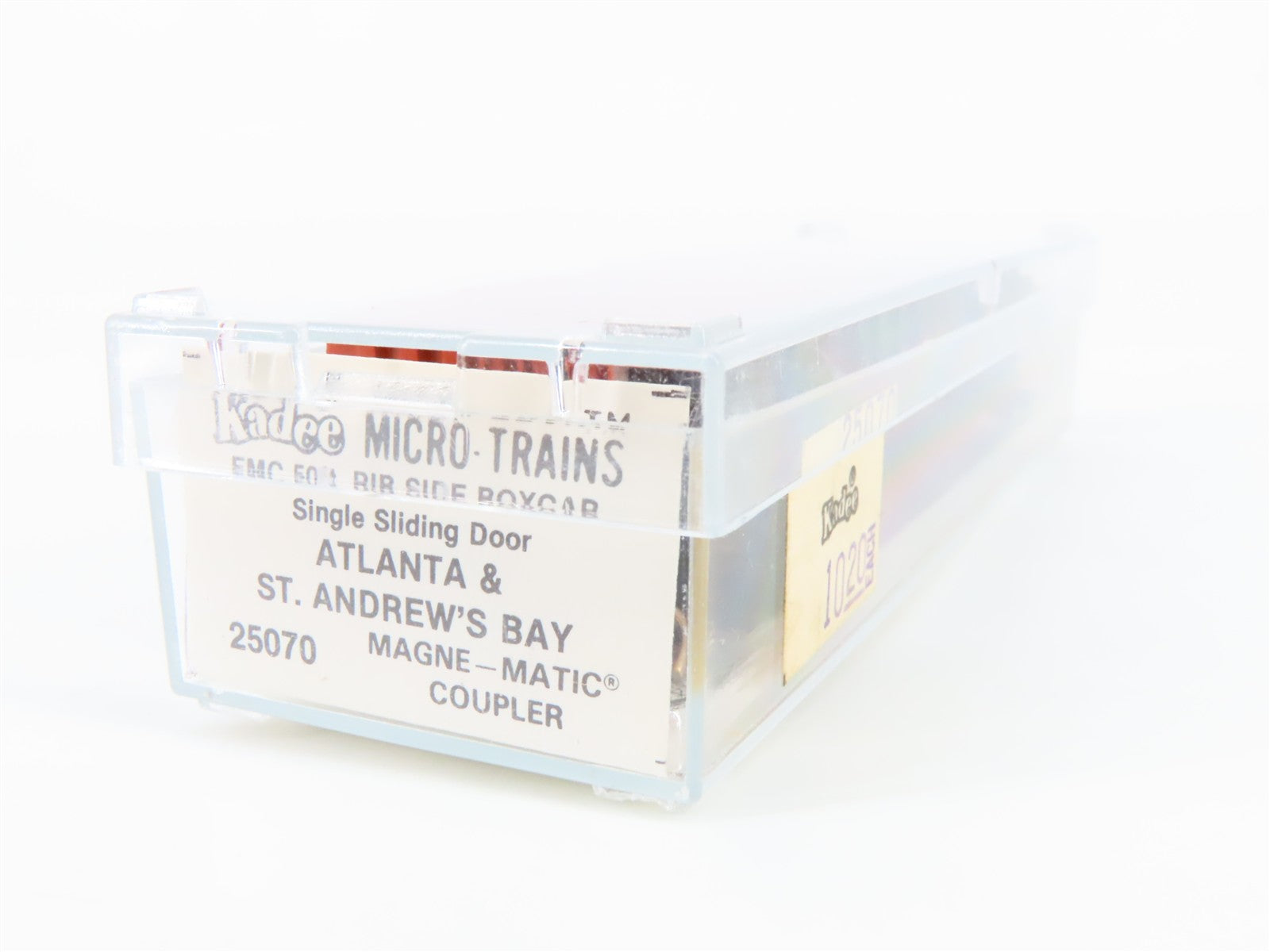 N Scale Micro-Trains MTL 25070 ASAB Atlanta & St. Andrews Bay 50' Box Car RTR