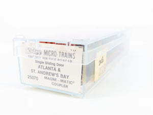 N Scale Micro-Trains MTL 25070 ASAB Atlanta & St. Andrews Bay 50' Box Car RTR