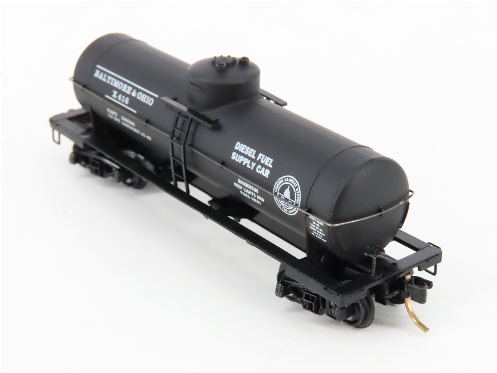 N Scale Micro-Trains MTL 65020 Baltimore & Ohio 39' Single Dome Tank Car RTR