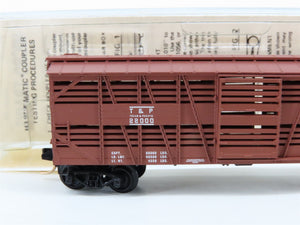 N Scale Micro-Trains MTL 35110 T&P Texas & Pacific 40' Stock/Cattle Car RTR