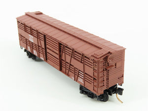 N Scale Micro-Trains MTL 35110 T&P Texas & Pacific 40' Stock/Cattle Car RTR